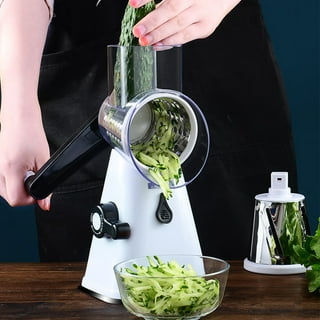 Magazine Handheld Rotary Drum Shredder Multifunction Vegetable Slicer  Grater Kitchen Tool 