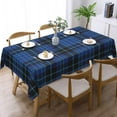 thumbnail image 2 of Rectangle Table Cloth, Scottish Clergy Clan Clark Tartan Plaid Resistant Washable Tablecloth Decorative Table Cover for Dining, Indoor and Outdoor, 2 of 6