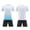 j41-White, variant on LIIPEE Summer Outfits For Boys Athleisure Stripes Print Short Sleeve Tees Solid Color Shorts 2 Piece Set Kids Quick Drying Breathable Fashion Sports Outfit Sets,9-10 Years