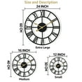 thumbnail image 5 of Sorbus 12 Quartz Battery Classic Indoor Wall Clock, Easy Installation, 5 of 8