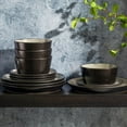 thumbnail image 6 of Gibson Soho Lounge Rachel 12 Piece Coupe Dinnerware Set, Matte Grey, 6 of 6
