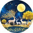 thumbnail image 1 of Wdftyju Bordado parcial estampado punto de cruz Wealth Deers 3 Strand 11CT Home Decor Wdftyju 5wc6zj9wq6pt3lr6, 1 of 9