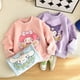 thumbnail image 3 of Sanrio-Camiseta de manga larga para niñas, sudaderas con solapa de estilo coreano, suéteres bonitos, jerséis, Tops de Anime My Melody, 3 of 4