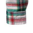 thumbnail image 6 of guisaled Men's Button Down Shirts Cotton Long Sleeve Plaid Shirts Slim Regular Fit Casual Business Shirts Soft Lightweight Tops Christmas, 6 of 9