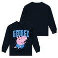 thumbnail image 2 of Peppa Pig Boys George Pig Sweatshirt Blue Sizes 4-8, 2 of 4