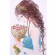thumbnail image 1 of Cuadros Decorativos Resina diamante pintura flor niña diamante bordado dibujo para pared regalo Ehuebsd Nuevos Originales, 1 of 8