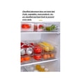 thumbnail image 5 of 16 contenedores organizadores para refrigerador - Cestas de plástico para organización y almacenamiento de despensa - Organizador de alimentos para refrigerador Hy, 5 of 5