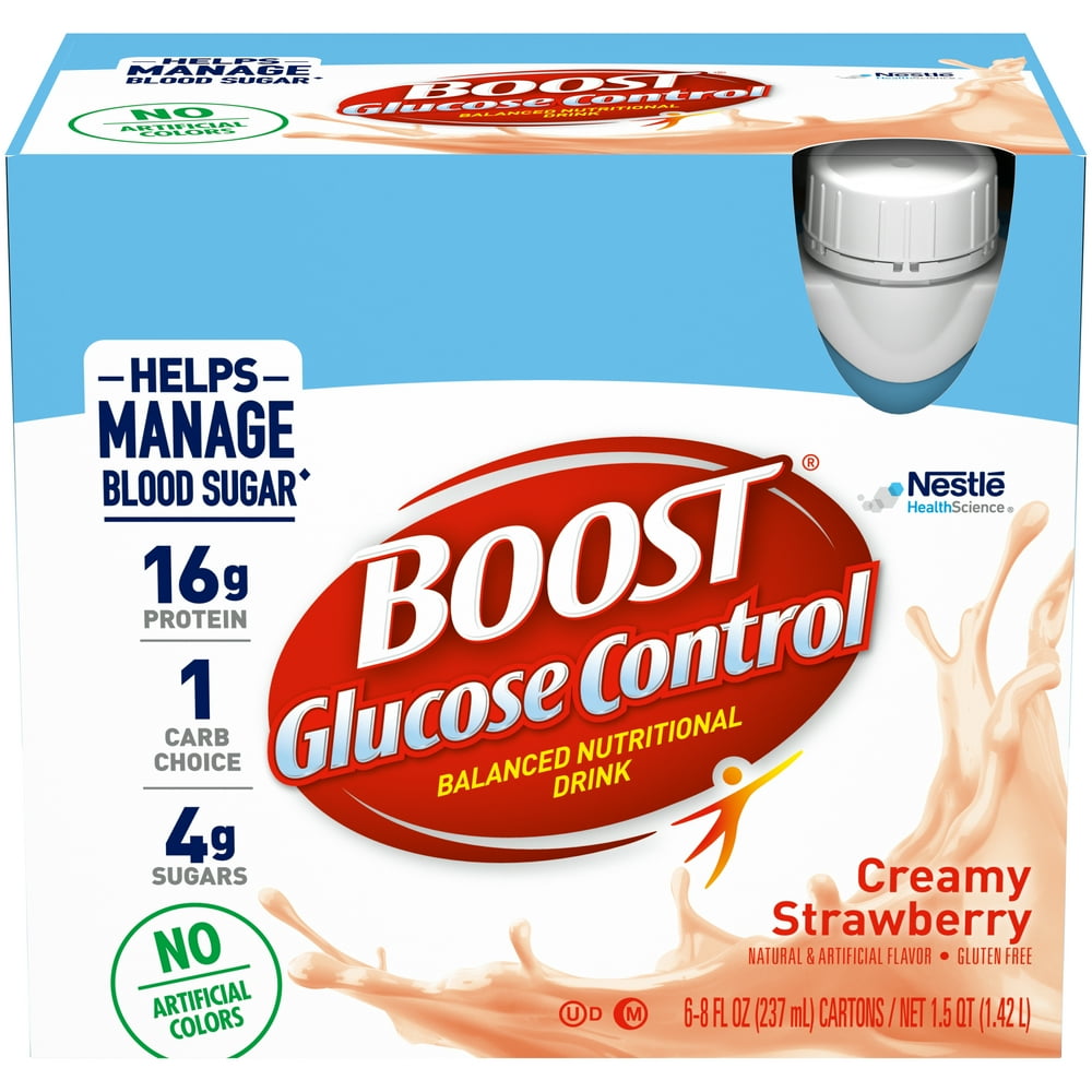 BOOST Glucose Control Ready to Drink Nutritional Drink, Creamy