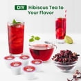 thumbnail image 3 of Hibiscus Tea Gift Set 24 K-Cup Pods, Hand-Harvested, Hot or Iced, Premium Gift for Tea Lovers, 3 of 6