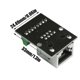 thumbnail image 3 of 4PCS RJ45 Ethernet Female Socket Connector Breakout Board,2.54mm Connector Board Shielded Network Adapter Terminal, 3 of 5