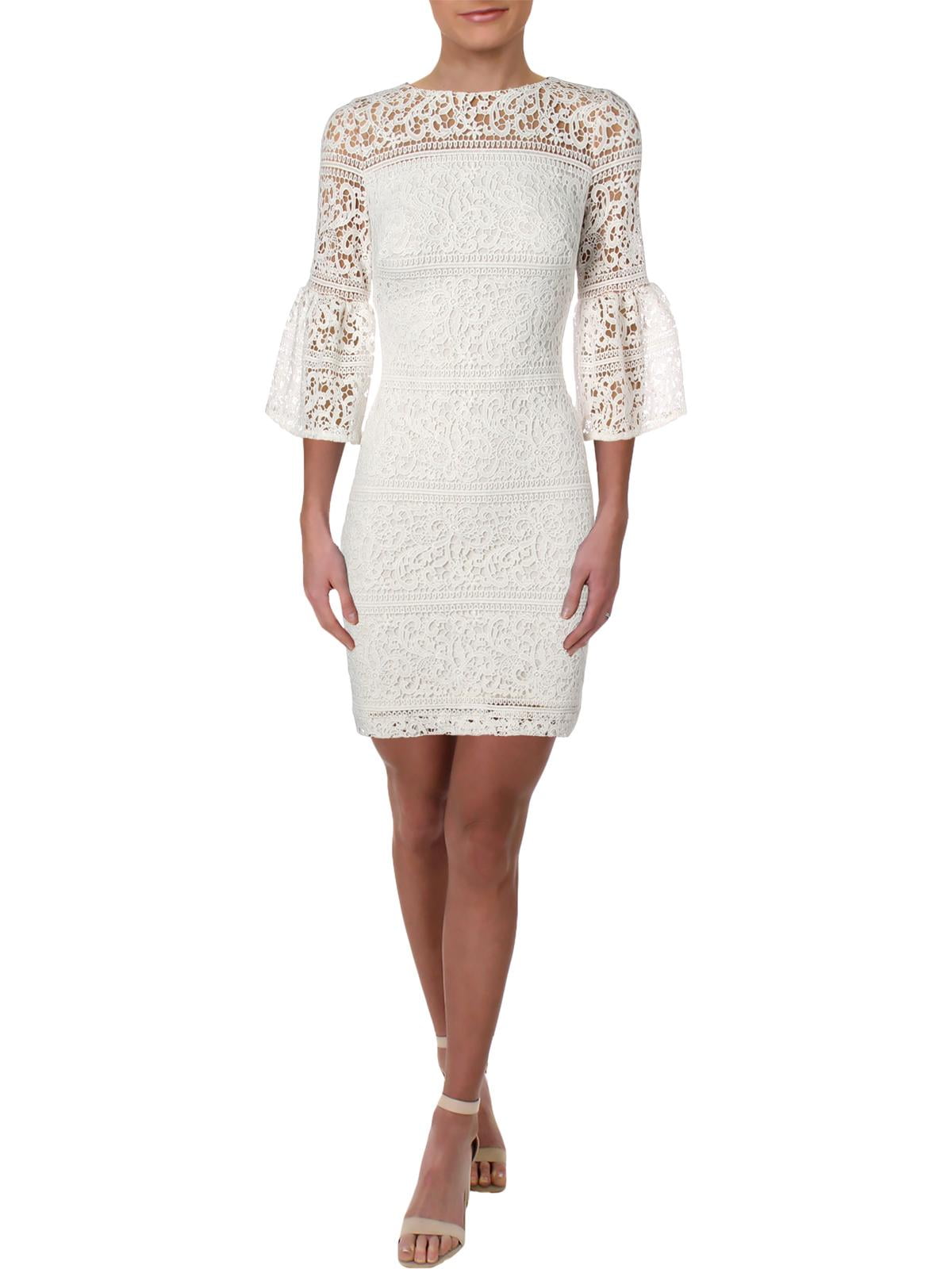 ralph lauren lace bell sleeve dress