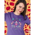 thumbnail image 2 of Cinco De Mayo Chili Maracas Shaped T-Shirt Women -Image by Shutterstock, Female Large, 2 of 4