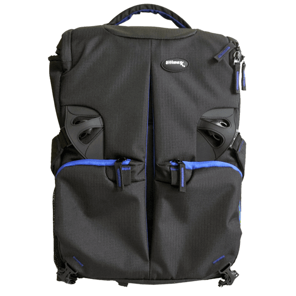 Ultimaxx Water-Resistant Deluxe Pro-4 Backpack for Cameras, Lenses, Quadcopters / Drones, Laptops, Tablets and so much more - Includes Padded, Adjustable Dividers for Customization & Rain Cover