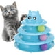 thumbnail image 1 of Juguete para gatos de 3 niveles, juguete para gatos con tres pelotas, juguete interactivo para gatitos, 1 of 5