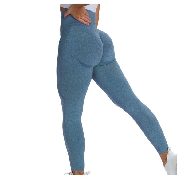 Naughtyhood Women's Sports Yoga Pants Sports Pants Running Gym Sports Full Length Active Pants Leggings for Women Dark Blue M