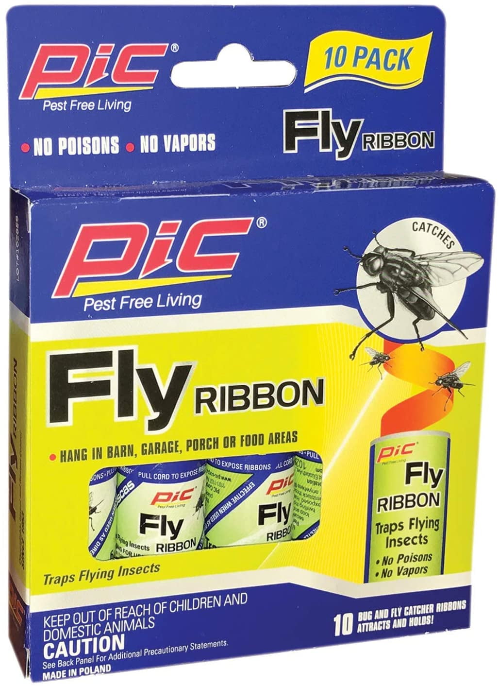Details about   Pic FR10B Sticky Fly Ribbons 