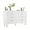 White, variant on Home Bedroom 8 Drawer Double Dresser, Modern Chest with Generous Deep Drawers and Wide Top, Wooden Storage Organizer for Living Room, Hallway, and Kids Room,
