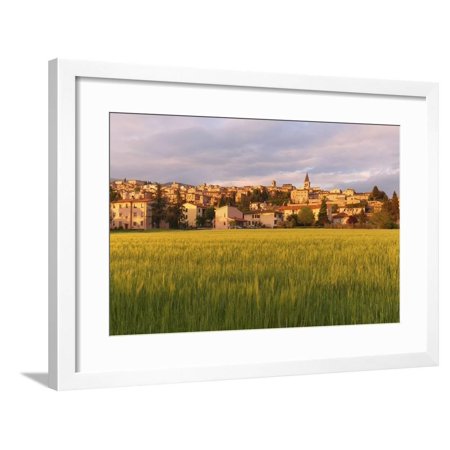 Spello at Sunset, Perugia District, Umbria, Italy Framed Print Wall Art By ClickAlps