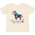 thumbnail image 3 of Inktastic Floral Skull Unicorn Sugar Style Dia De Los Muertos Girls Baby T-Shirt, 3 of 5
