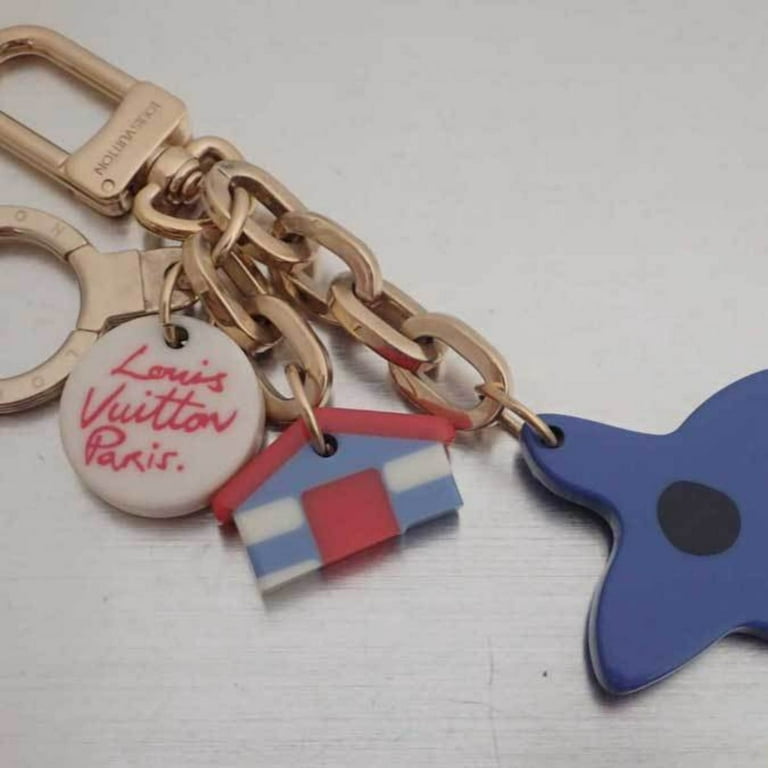Authenticated Used Louis Vuitton Bag Charm Portocre Iall Beach Gold  Multicolor Plastic Key Ring Keychain Ladies M66265 