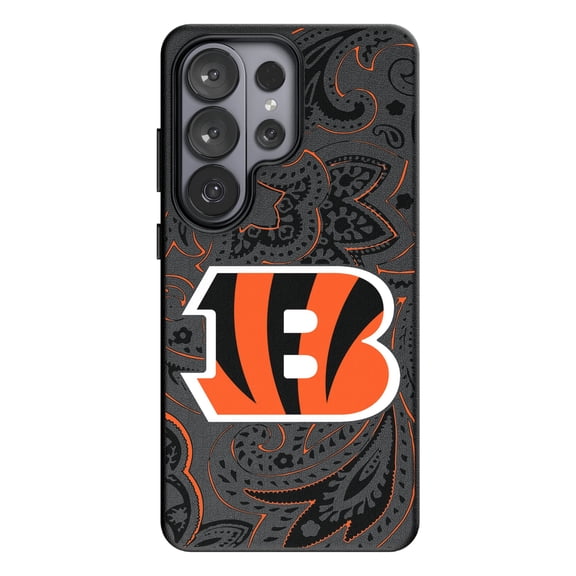 Keyscaper Cincinnati Bengals Paisley Galaxy Magnetic Bump Case