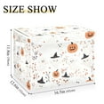 thumbnail image 5 of Yayeee Collapsible Cube Storage Bin with Lid Fabric Closet Decorative Basket with Handles, Ghost Design, 5 of 7