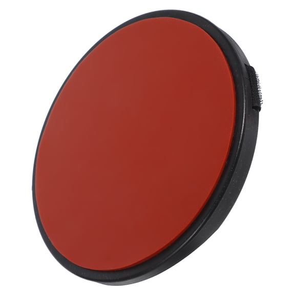 ETHZZLE Adjustable Strap Orange Silicone Drum Practice Pad for Versatile Musical Instruments