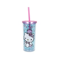 Hello Kitty Stacked Donuts Carnival Cup with Lid and Straw | Holds 20 Ounces