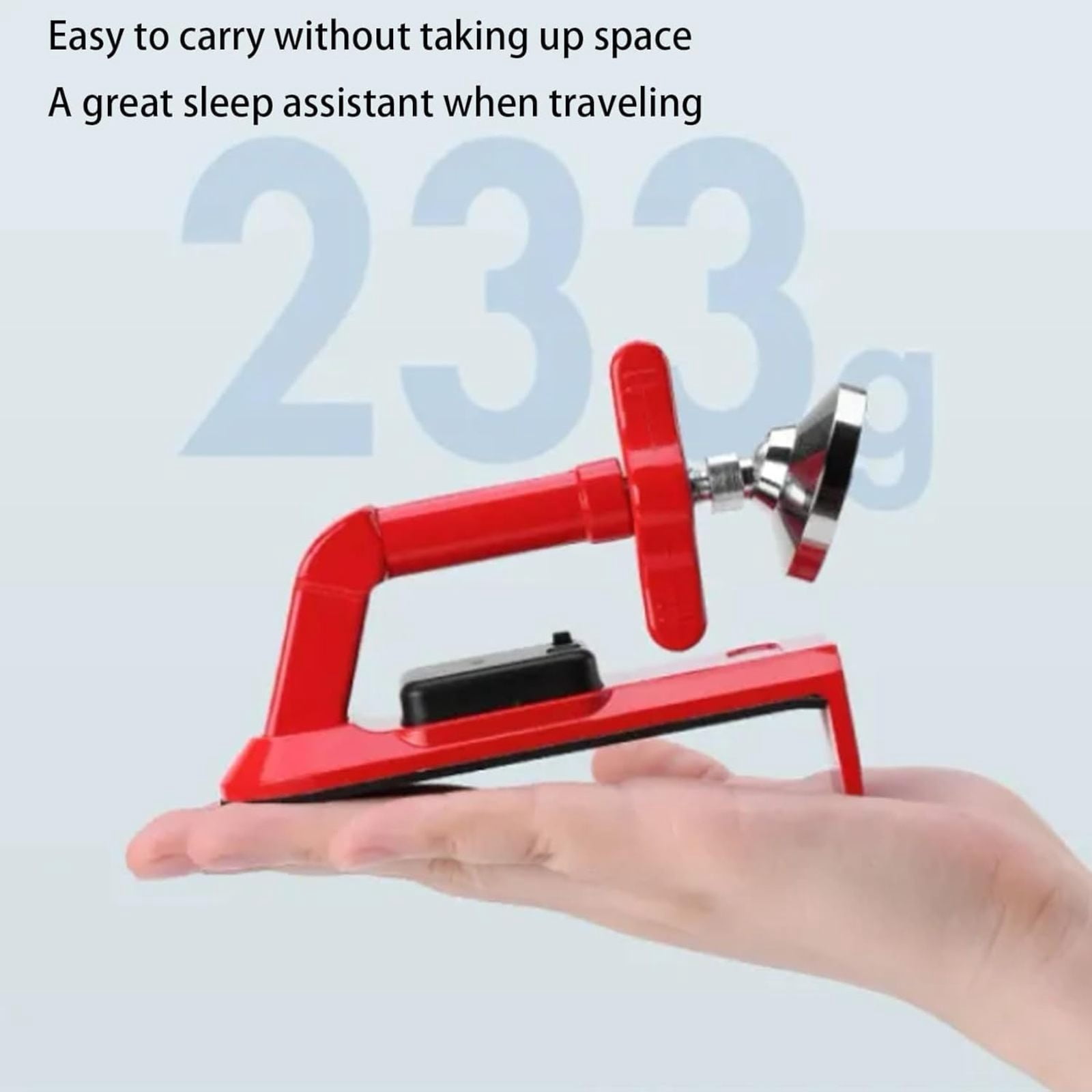 SQDWYGUO Portable Alarm Door Stopper, 2024 New Door Stop Alarm, Door Stoppers Security, Door Jammer Door Stopper, Safety Door Stopper Security for Travel Home Apartment House,Red,1pcs