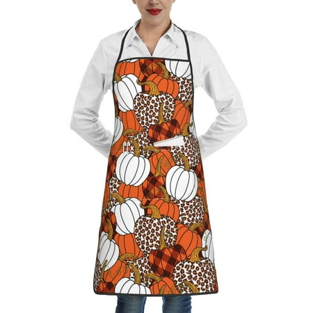 

Rocae Various Pumpkins for Kitchen Aprons for Women Adjustable Cooking Kitchen Chef Apron for Men with Pockets