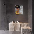 thumbnail image 6 of African American Wall Art Black Girl Magic Sunflower Inspirational Canvas Prints Black Queen Art Home Decor for Living Room Women Bedroom Bathroom Office Framed Ready To Hang (12"x16"), 6 of 6