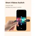 thumbnail image 3 of Multifunction Remote Page Turner For Reading And Scrolling Page Turner Clicker For IPad Phone Tablets Wireless Camera Camcorder Remote Control Black, 3 of 5