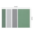 thumbnail image 4 of REGALWOVEN Farmhouse Placemats Set of 6 Placemats for Dining Table Decor Indoor Outdoor Washable Kitchen Table Mat Wipe Clean Green 18*12in, 4 of 7