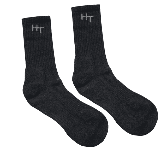 Hemptopia Calcetas de Cáñamo Negras Talla Grande/extra Grande, Unisex