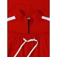 thumbnail image 3 of Ma Croix Mens Tracksuit USA Made Striped Active Workout Casual Sweatsuit Jacket & Pants Set, 3 of 7