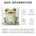 thumbnail image 5 of Shiartex Frog Pillow Covers, Frogs Gifts for Girls Frog Lovers Women, Frog Decor, Just a Girl Who Loves Frogs Pillow Case, Frog Decor for Bedroom, 5 of 5