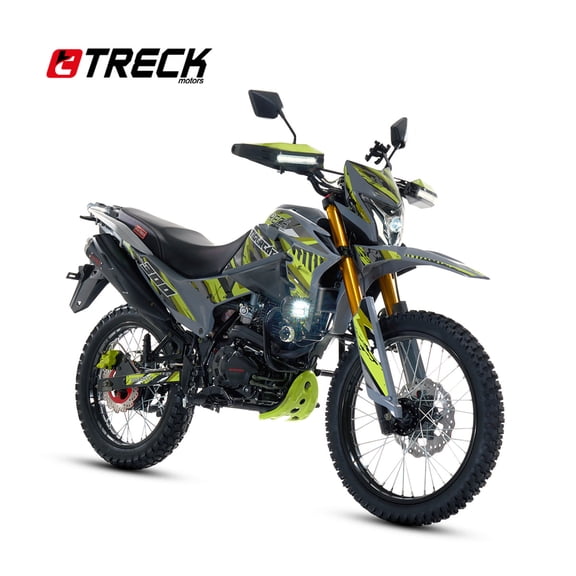 Motocicleta Doble Proposito TRECK TIGERCAT 300 2026 Gris/Verde