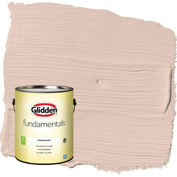Glidden Fundamentals Sultan Sand / Orange Flat Interior Paint, 1 Gallon
