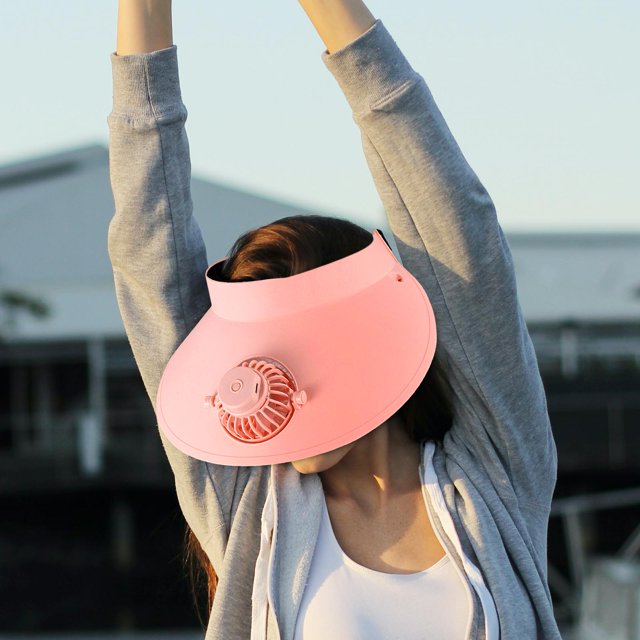 Sombrero de ventilador de refrigeración Salvador con visera de sol de ala ancha
