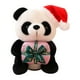 thumbnail image 1 of Peluche suave con diseño navideño de muñeca panda, 25 cm, 1 of 2