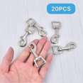 thumbnail image 4 of 20Pc Snap Hooks for Dog Leash Collar Linking, Heavy Duty Swivel Clasp Eye Bolt Buckle Trigger Clip, 4 of 5