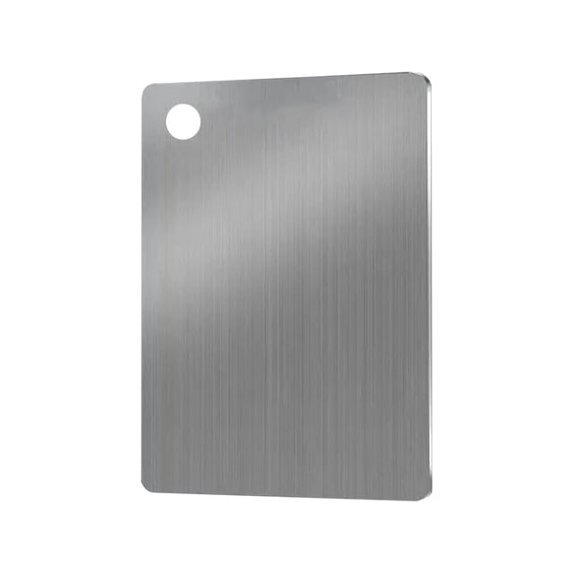 Pisexur Batería de cocina Tabla de cortar de acero inoxidable de doble cara para cocina, con orificio para colgar, ideal para carne, verduras y frutas. para la cocina del hogar