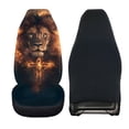 thumbnail image 6 of FOR U DESIGNS Lion Cross Print 2 Pcs Car Front Seat Covers Washable Driver Seat Cover with Backrest Scratch-Resistant Car Seat Protector Automotive Interior Accessories, 6 of 7