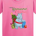 thumbnail image 4 of Inktastic I Want a Hippopotamus for Christmas Youth T-Shirt, 4 of 5