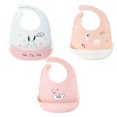 thumbnail image 1 of 3 Pack Kit Babero De Babe, Silicona Impermeable Para Bebé - NIÑA Sin marca NIÑA, 1 of 5