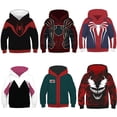 thumbnail image 2 of Sudadera con capucha con estampado 3D de Spiderman para niños y niñas, traje de Cosplay de superhéroe de manga larga, chaqueta con capucha de Iron Man /Spider-Gwen, 2 of 5