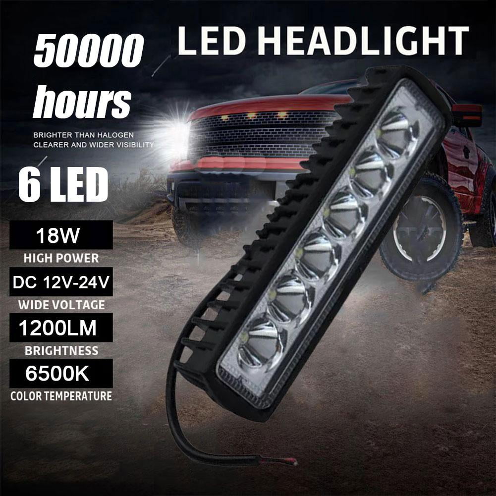 6 LED Offroad Car Work Light Daytime Running Spotlight Beam 6 LED Offroad Car Work Light Daytime Running Spotlight Beam