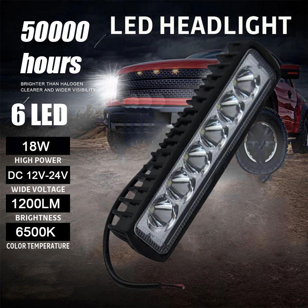 HPDL White light car LED work light 6 beads 18W motorcycle electric ...