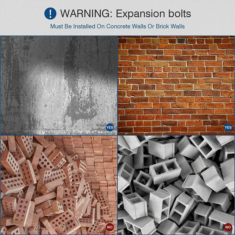 Wall Mounted Pull Up Bar, Thicken Steel Max Load 300 lbs，Punch - Main Image