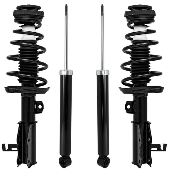 Detroit Axle - Front Struts w/Coil Springs Rear Shock Absorbers Replacement for 2011-2016 Buick Regal - 4pc Set